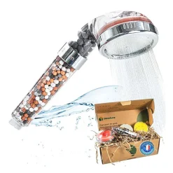 Aecodune Pommeau de douche filtrant anticalcaire
