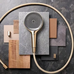 Pommeau De Douche, Flexible Et Barre De Douche|Hansgrohe Pommeau de douche Raindance Select S EcoSmart 120 3 jets + flexible Designflex 125 cm bronze brossé