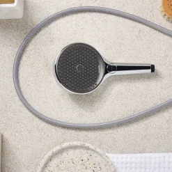 Hansgrohe Pommeau de douche Pulsify E 100 EcoSmart chromé + flexible de douche Designflex 160 cm chromé
