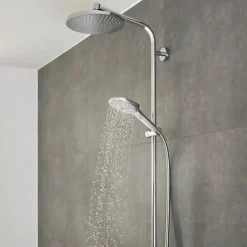 Hansgrohe Pommeau de douche Raindance Select E EcoSmart 120 3 jets chromé