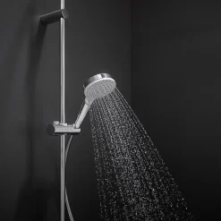 Pommeau De Douche, Flexible Et Barre De Douche|Hansgrohe Pommeau de douche Crometta 2 jets coloris blanc en plastique ABS et polypropylène