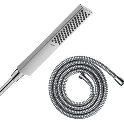 Pommeau De Douche, Flexible Et Barre De Douche|Hansgrohe Pommeau de douche Pulsify E 100 EcoSmart chromé + flexible de douche 1,60 m Metaflex chromé