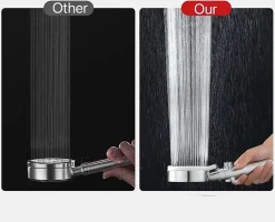 Pommeau De Douche, Flexible Et Barre De Douche|Deko Pommeau de douche haute pression, économie d'eau, 5 jets, idéal pour le bain et le spa, anticalcaire, haute pression (blanc)