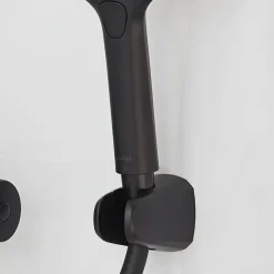 Pommeau De Douche, Flexible Et Barre De Douche|Jacob Delafon Pommeau de douche Juliette noir mat + flexible et support de douche noir mat