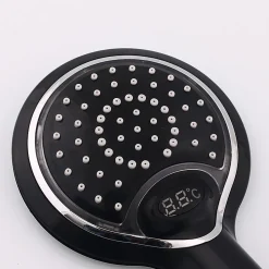 Pommeau De Douche, Flexible Et Barre De Douche|Deko Pommeau de douche, pommeau de douche à main LED 3 couleurs, affichage numérique de la température