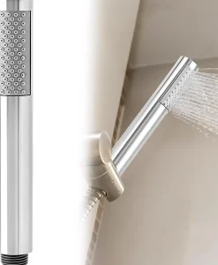 Vendos85 Pommeau de douche portable rond en acier inoxydable
