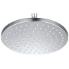 GoodHome Pommeau de douche rond Ø25 cm, chrome, Cavally