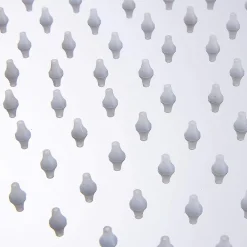 Kibath Pommeau de douche rond de 20 cm avec finition chromée brillante en laiton