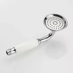 Deko Pommeau de douche traditionnel en laiton chromé et céramique de pour salle de bain