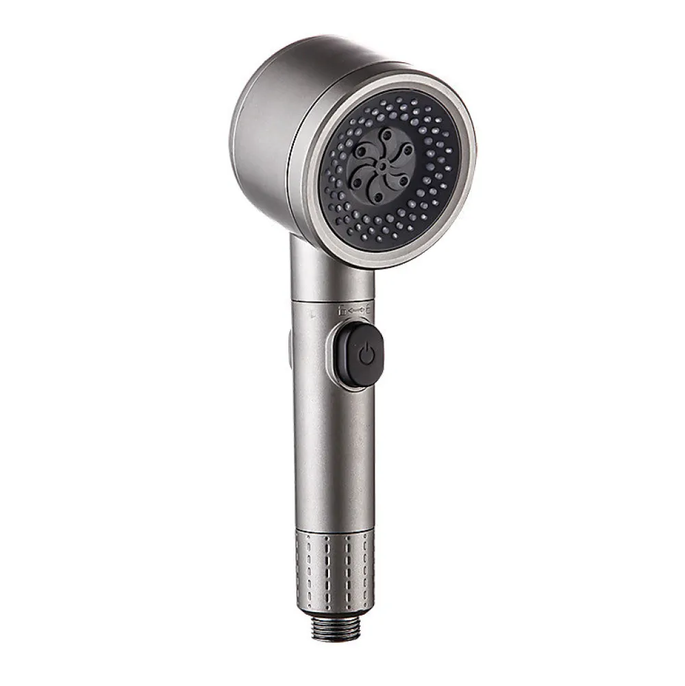 Deko Pommeau de douche universel avec filtre, 3 modes de pulvérisation et bouton pause