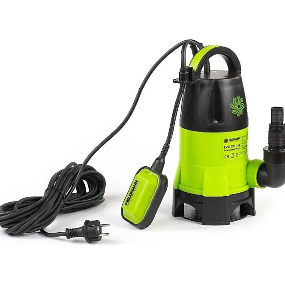 Fieldmann Pompe a boue - - FVC 4001-EK - 750 W - Débit max. 14 000 l/h - Profondeur 8 m