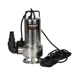 Fuxtec Pompe de relevage eaux usées - FX-TP11100 - INOX 1100W débit 15000 litres par heure