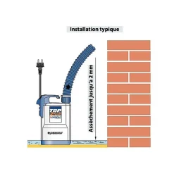 Wc Chimique Et Broyeur|Pedrollo Pompe de relevage TOP2FLOOR 0,37 kW jusqu'à 9,6 m3/h monophasé 220V