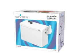 Wc Chimique Et Broyeur|Planus Pompe de relevage pour cuisine et boinderie GEBERIT INSTALLED modèle Geyser , 100 C, 2 entrées
