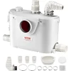 Wc Chimique Et Broyeur|Vevor Pompe macératrice 500W, sanitaire 4 entrées eau, 110 L min, ht. refoulement 8 m.