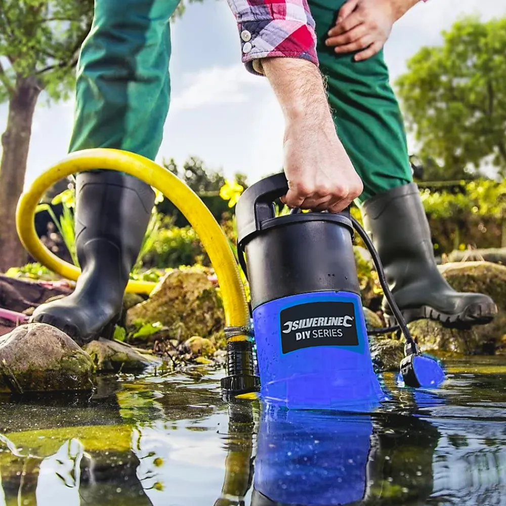 Wc Chimique Et Broyeur|Silverline Pompe submersible pour eaux claires et usées 750W 13000L/h