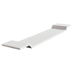 Tablier Et Habillage De Baignoire|Bernstein Pont de baignoire en fonte minérale PB4208 - 85x16cm - Blanc mat