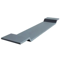 Bernstein Pont de baignoire en fonte minérale PB4208 - 85x16cm - Gris mat