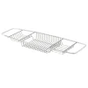 Accessoire De Baignoire|MSV Pont de baignoire coloris gris en acier inoxydable l.68,5 x H.5,5 cm