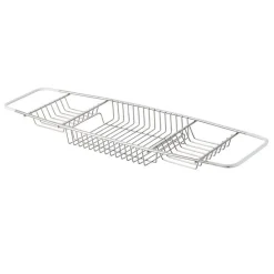 Accessoire De Baignoire|MSV Pont de baignoire coloris gris en acier inoxydable l.68,5 x H.5,5 cm