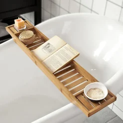 Tablier Et Habillage De Baignoire|Sobuy Pont de Baignoire Serviteur de baignoire, FRG212-N,