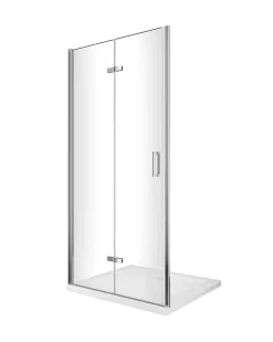 Porte De Douche|Laneri Porte de douche 6 mm pliante pour installation en niche - 83-86,5