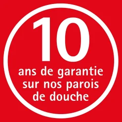 Porte De Douche|Schulte Porte de douche battante l.140 x H.192 cm, verre transparent, profilé chromé, NewStyle