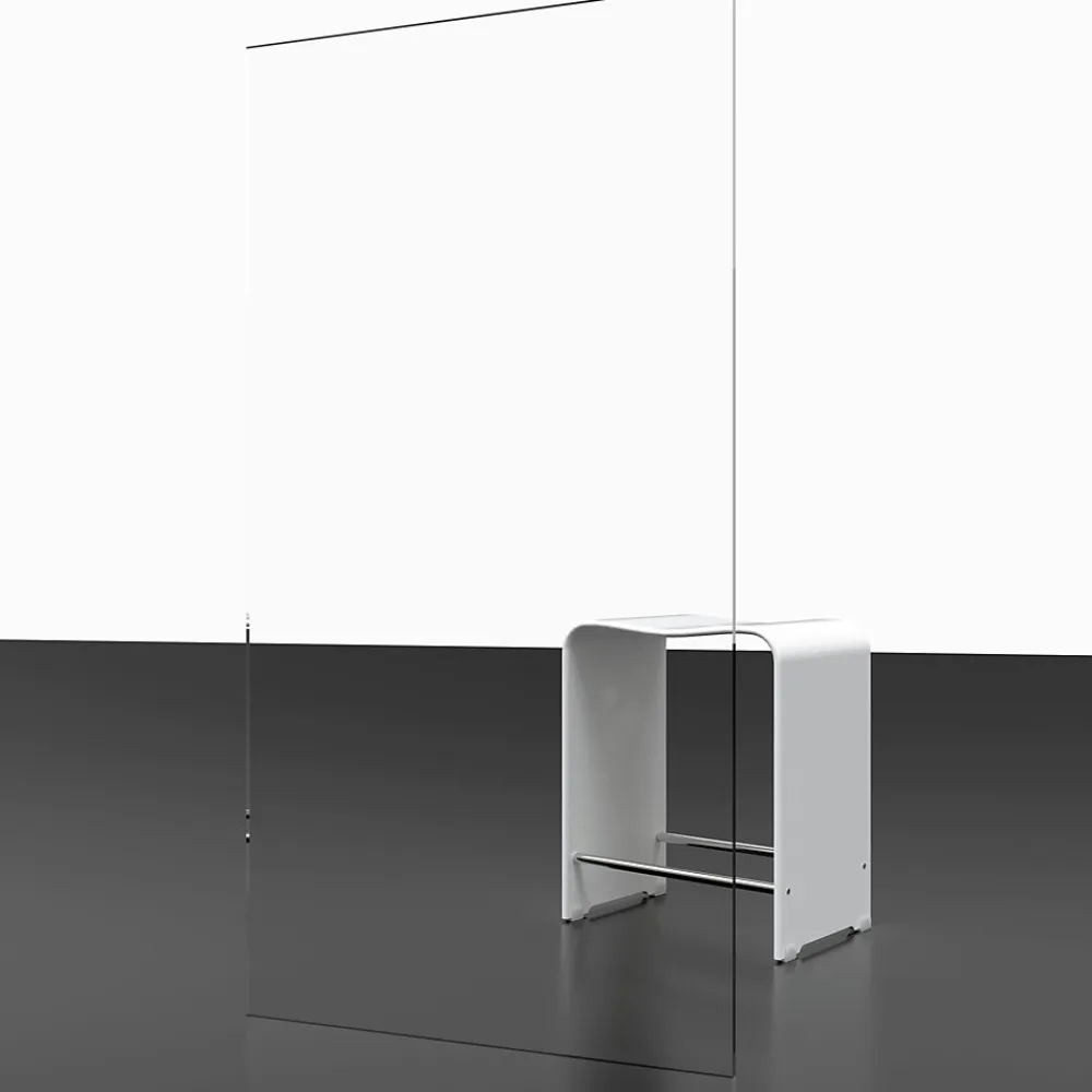 Porte De Douche|Schulte Porte de douche coulissante ouverture gauche l.120 x H.200 cm, verre transparent anticalcaire, profilé noir, Imperial