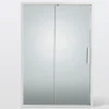 Cooke & Lewis Porte de douche coulissante Zilia verre fumé 140 cm