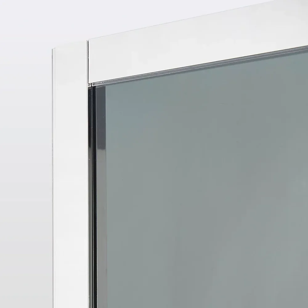 Cooke & Lewis Porte de douche coulissante Zilia verre fumé 140 cm