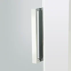 Cooke & Lewis Porte de douche coulissante Zilia verre fumé 140 cm