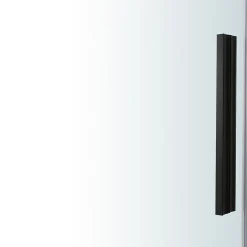Porte De Douche|GoodHome Porte de douche coulissante Ezili transparent profilé noir 100 cm