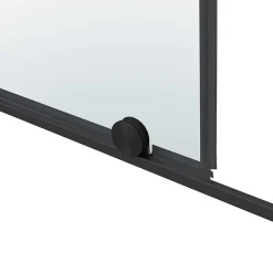 Porte De Douche|GoodHome Porte de douche coulissante Ezili transparent profilé noir 100 cm