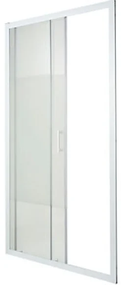 Porte De Douche|Cooke & Lewis Porte de douche coulissante Onega sérigraphié 120 cm