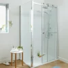 Porte De Douche|GoodHome Porte de douche coulissante Naya transparent 120 cm