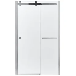 Porte De Douche|GoodHome Porte de douche coulissante Naya transparent 120 cm