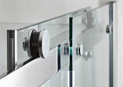 Porte De Douche|GoodHome Porte de douche coulissante Naya transparent 120 cm