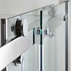 Porte De Douche|GoodHome Porte de douche coulissante Naya transparent 120 cm