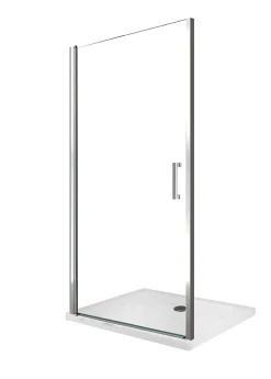 Porte De Douche|Laneri Porte de douche de 8 mm à battant pour installation en niche H.200 réversible - 74-78 cm