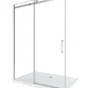 Porte De Douche|Laneri Porte de douche de 8 mm pour installation en niche H.190 avec ouverture coulissante et rèversible - 180 cm