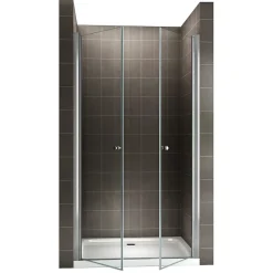 Porte De Douche|Saniverre Porte de douche GINA H.195 réglable de 96 à 100 cm verre 6 mm transparent -