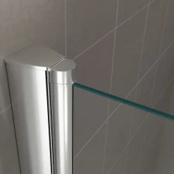 Saniverre Porte de douche GINA H.180 réglable de 96 à 100 cm verre 6 mm transparent -