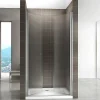 Porte De Douche|Saniverre Porte de douche GINA H.180 réglable de 76 à 80 cm verre 6 mm opaque -