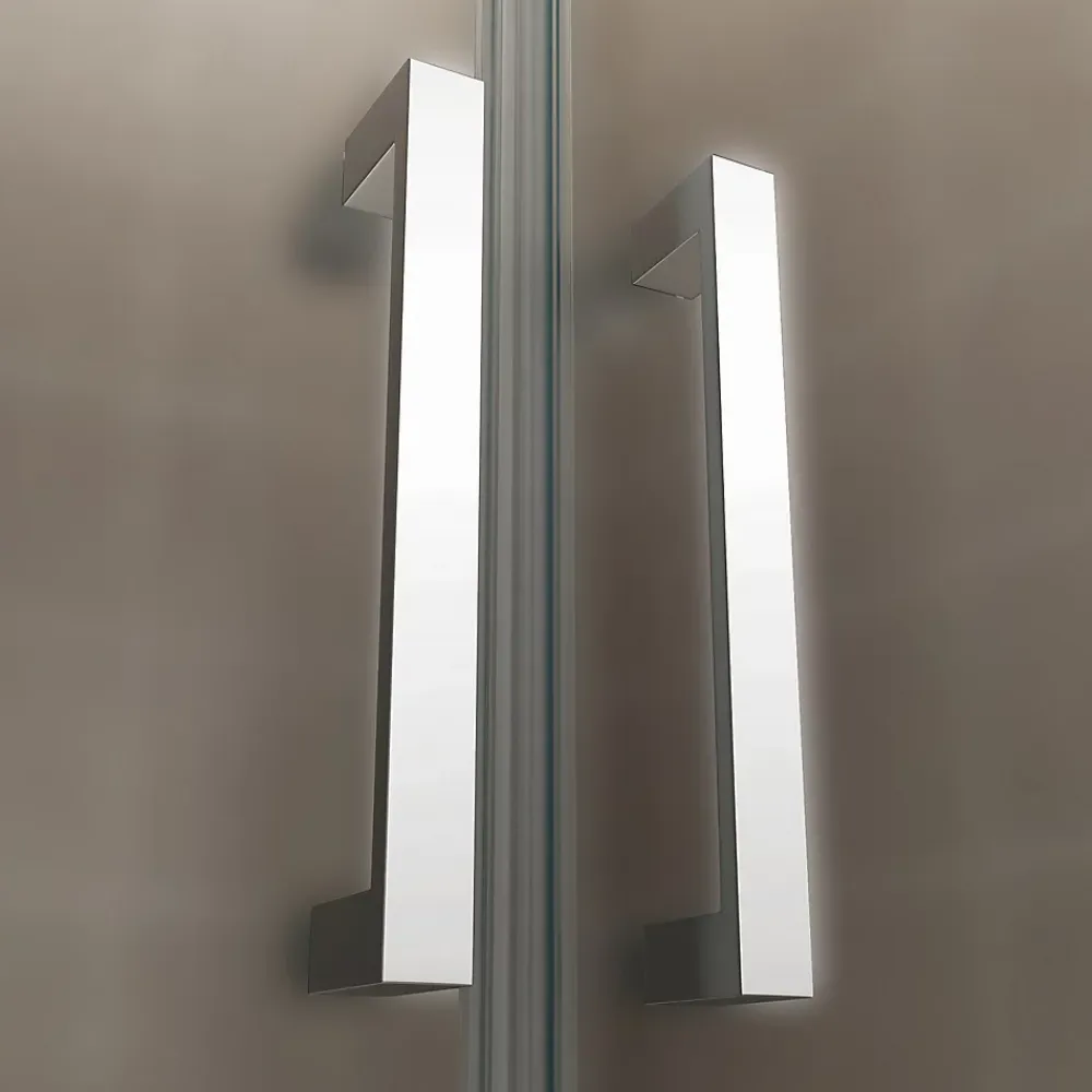 Porte De Douche|Saniverre Porte de douche KAYA H.180 réglable de 92 à 95 cm verre 6 mm opaque -