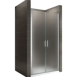 Porte De Douche|Saniverre Porte de douche KAYA H.180 réglable de 92 à 95 cm verre 6 mm opaque -
