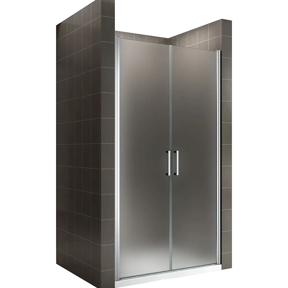 Porte De Douche|Saniverre Porte de douche KAYA H.180 réglable de 92 à 95 cm verre 6 mm opaque -