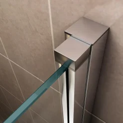 Porte De Douche|Saniverre Porte de douche KAYA H.180 réglable de 77 à 80 cm verre 6 mm semi-opaque -
