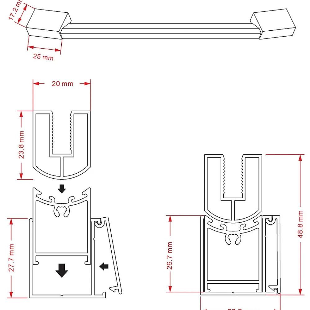 Porte De Douche|Saniverre Porte de douche KAYA H.180 réglable de 77 à 80 cm verre 6 mm semi-opaque -