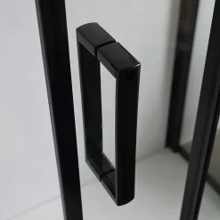 Kiamami Valentina Porte De Douche Niche 120 Cm Avec Côté Fixe 80 Cm Avec Verre Trempé Transparent 6 Mm - City