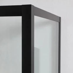 Kiamami Valentina Porte De Douche Niche 120 Cm Avec Côté Fixe 80 Cm Avec Verre Trempé Transparent 6 Mm - City